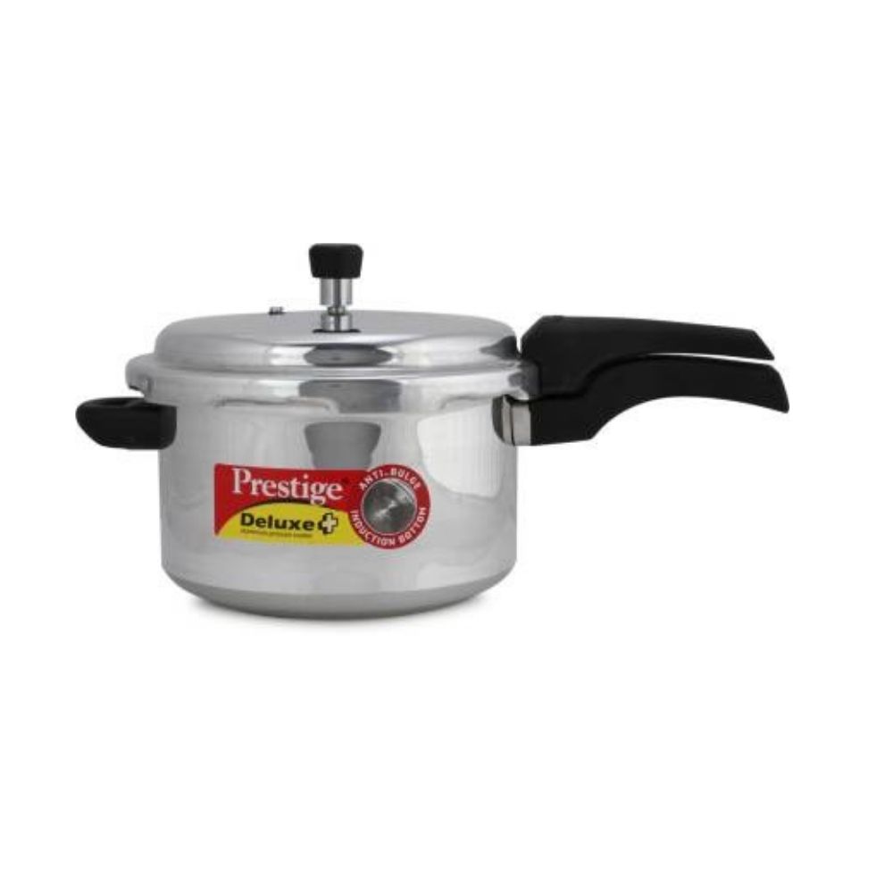 Prestige Deluxe Plus 5 L Induction Bottom Pressure Cooker Aluminium