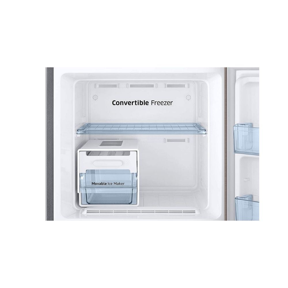 Samsung 265 L 3 Star Inverter Frost Free Double Door Refrigerator(RT30A3A234R/HL,Rythmic Twirl PLUM)