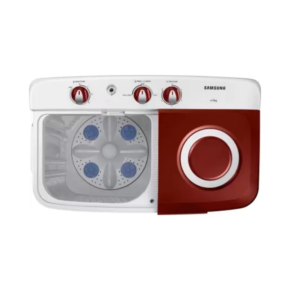 Samsung 6.5 kg Semi Automatic Top Load Washing Machine Wine (WT65R2000HR/TL)