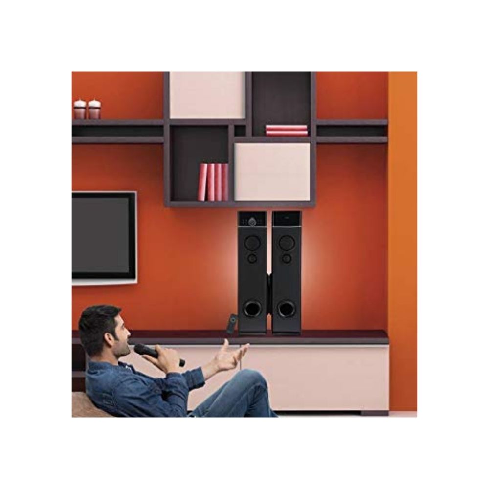 Philips SPA9120B/94 120 W Bluetooth Tower Speaker (Black, 2.0 Channel)