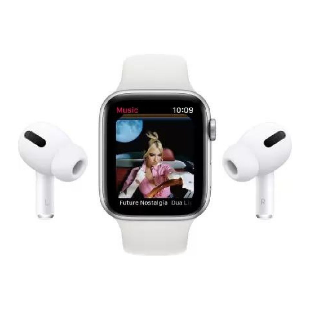 APPLE Watch Series 6 GPS MG123HN/A 40 mm Gold Aluminium Case with Pink Sand Sport Band  (Pink Strap, Regular)