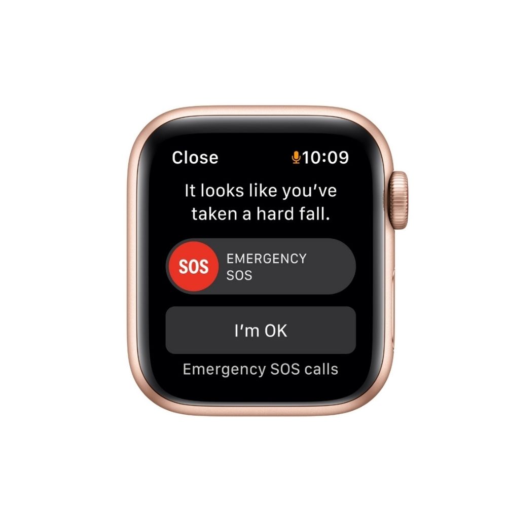 Apple Watch  MKT23HN/A Aluminium Case  (Gold Strap, Regular)