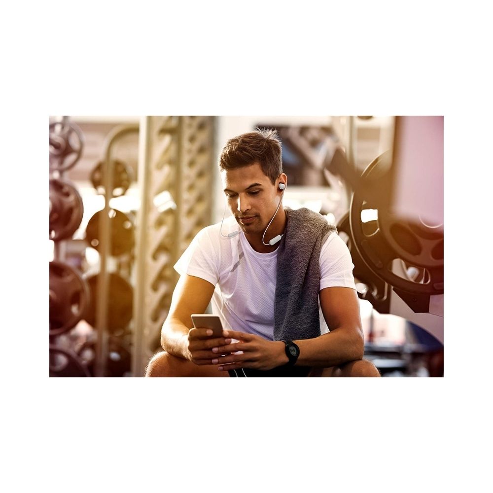 Sony WI-C200 Bluetooth Headset  (White, In the Ear)