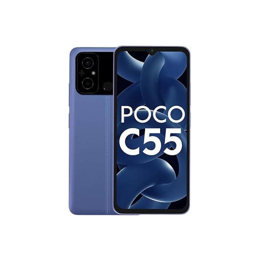 POCO C55 (Cool Blue, 64 GB) (4 GB RAM)