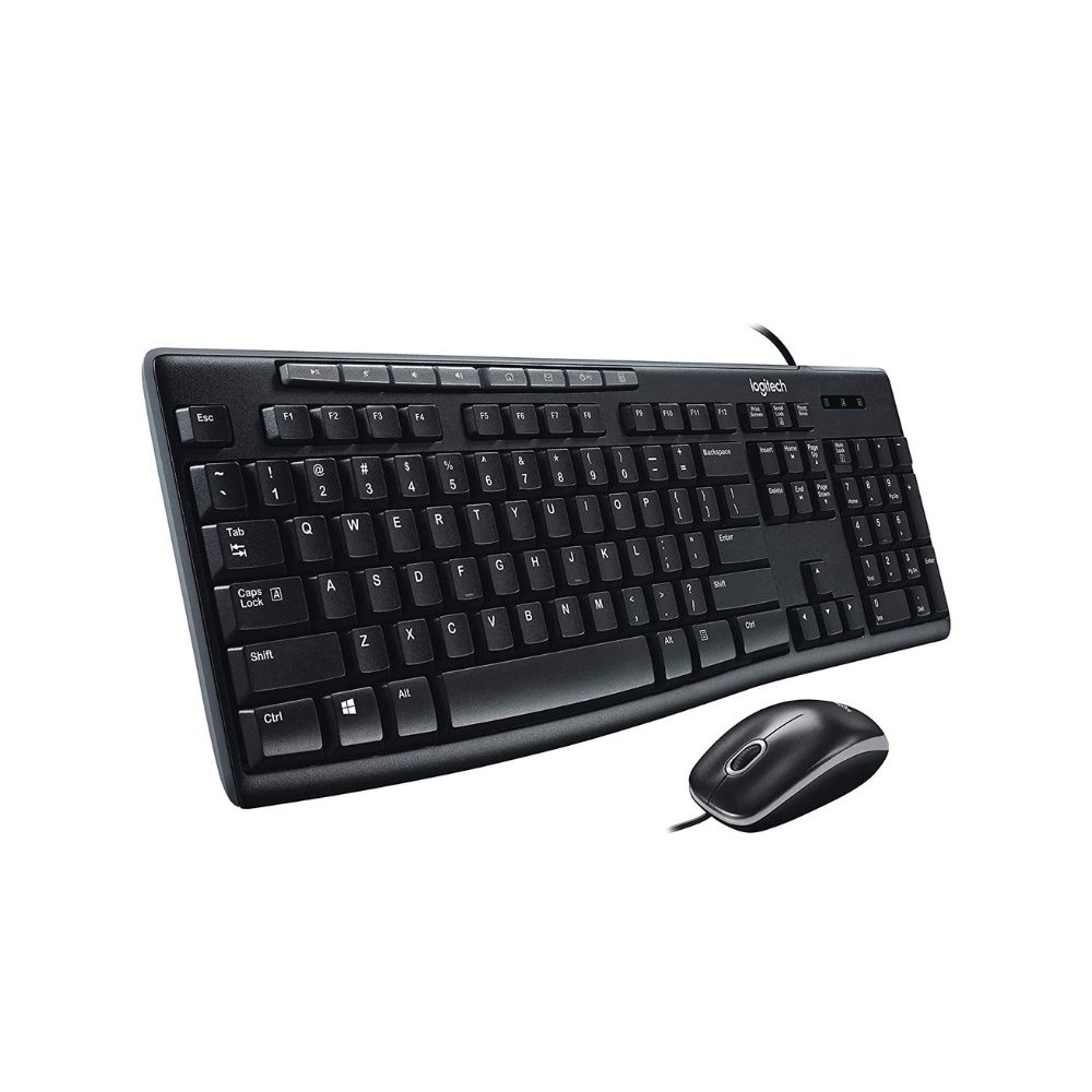 Logitech MK200 USB 2.0 Wired Keyboard-Mouse (Combo)