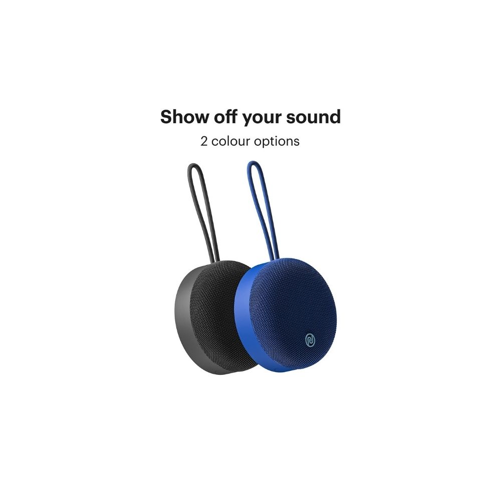 Noise Zest 5W Wireless Bluetooth Speaker, Voice Assistant with 8 hrs playtime (Coal Black)
