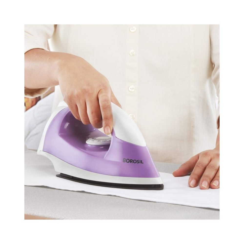Borosil Dry Press PB12 1000 Dry Iron (Purple)
