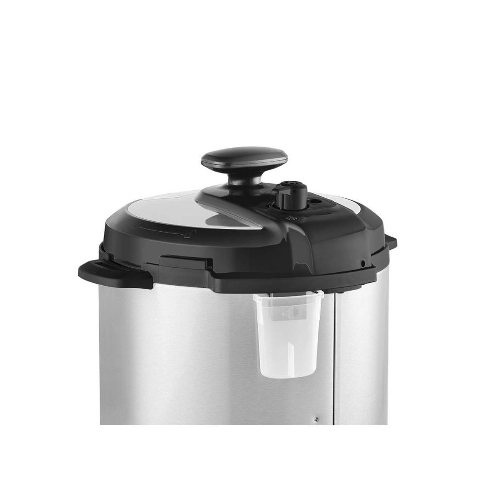 Borosil BEPC6LDS13 Stainless Steel Electric Pressure Cooker, 6L, Silver