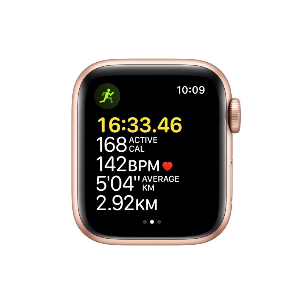 Apple Watch MKQY3HN/A  Aluminium Case  (Gold Strap, Regular)