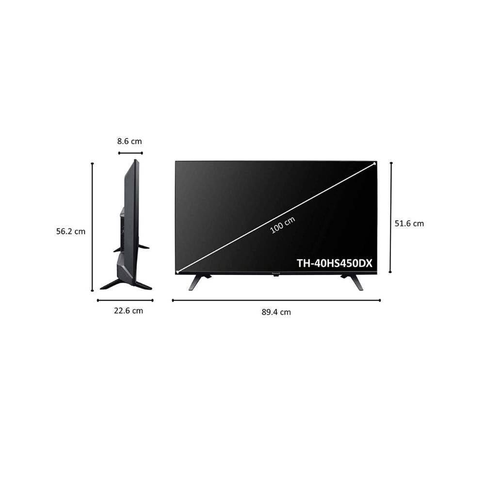 Panasonic 100 cm (40 inches) Full HD Android Smart LED TV TH-40HS450DX (Black) (2020 Model)