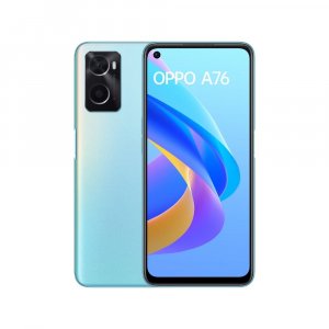 Oppo A76 (128GB ROM, 6GB RAM, Glowing Blue)