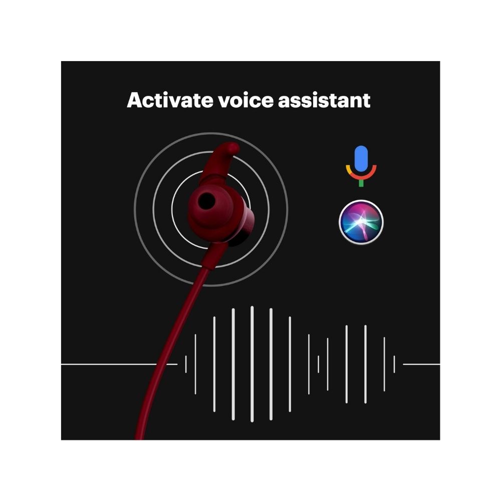 Noise Tune Active Plus Neckband Bluetooth Headset (Garnet Purple, In the Ear)