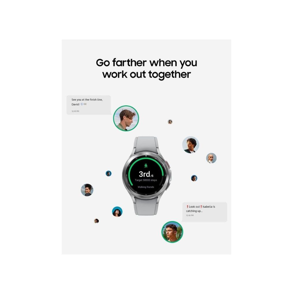Samsung Galaxy Watch 4 Classic 46mm Smartwatch, Silver