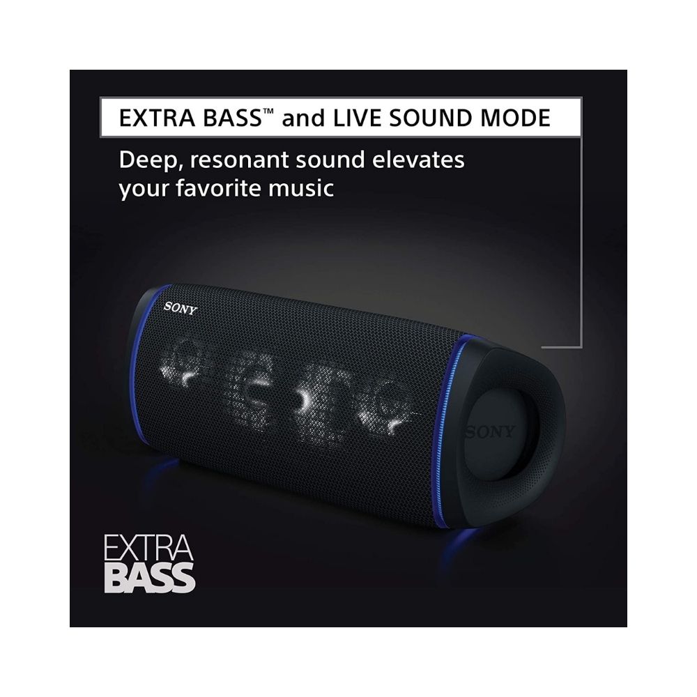 Sony SRS-XB43 Wireless Extra Bass Bluetooth Speaker (Black)