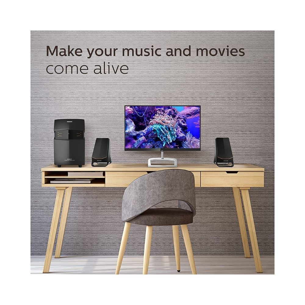 Philips Audio MMS2550B/94 25 Watt Wireless Bluetooth Multimedia Speaker (Black)