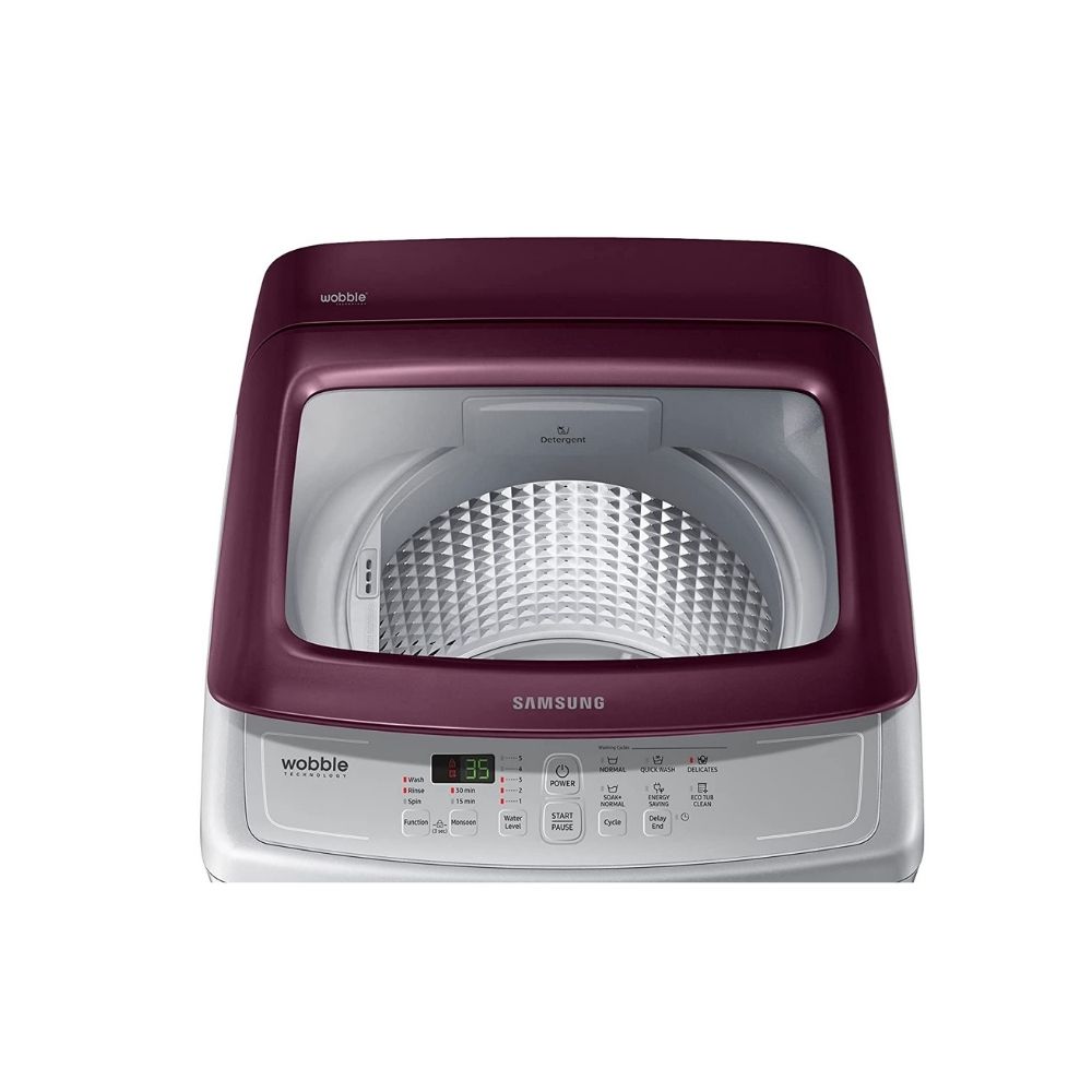 Samsung 6.5 Kg Fully-Automatic Top Loading Washing Machine (WA65A4022FS/TL, Imperial Silver, Wobble technology)