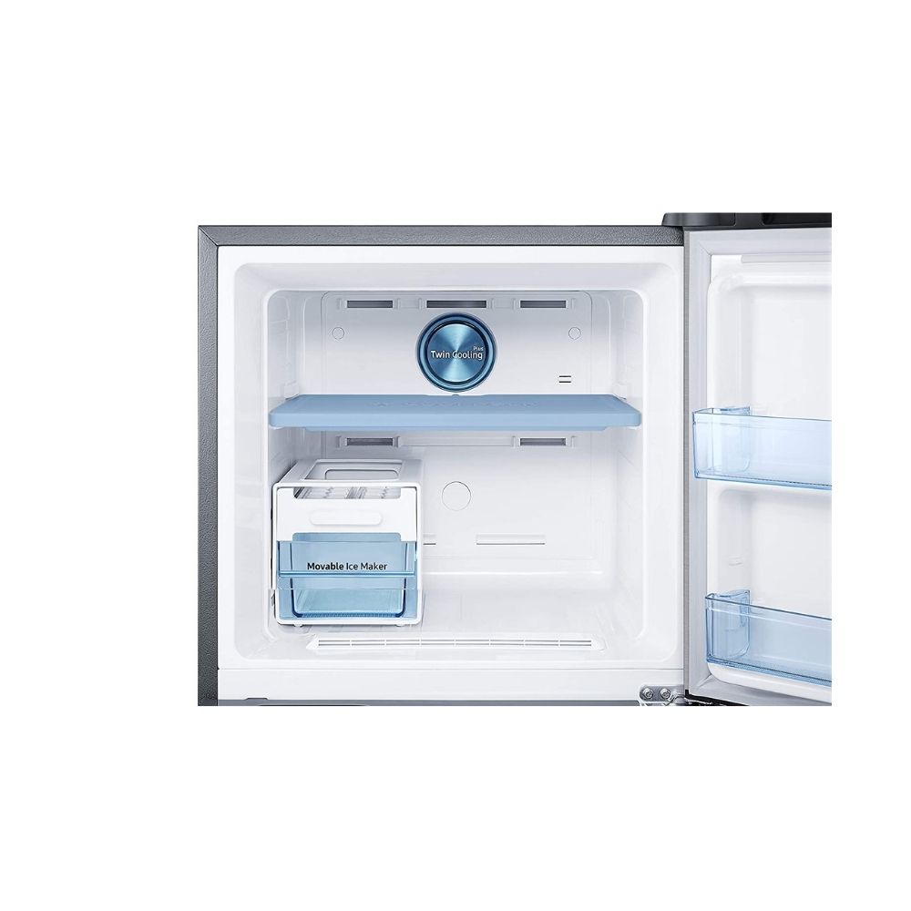 Samsung 314 L 2 Star Frost Free Double Door Refrigerator Elegant Inox (RT34A4622S8/HL)