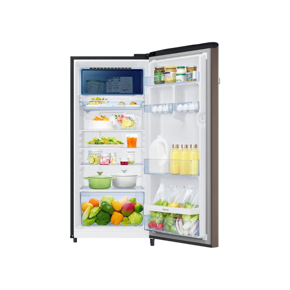 Samsung 225 L 3 Star Inverter Direct cool Single Door Refrigerator(RR23A2E3YDX/HL, Digi-Touch Cool, Luxe Brown)