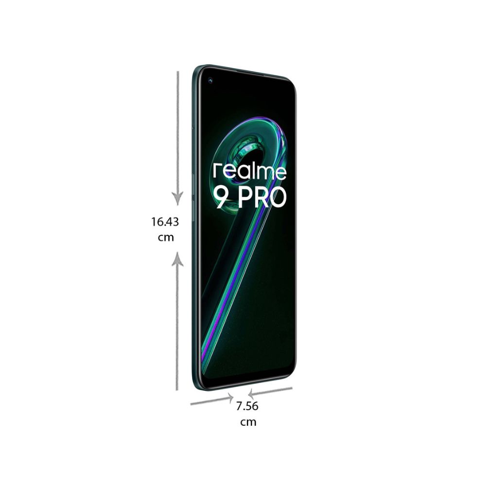 Realme 9 Pro 5G 128 GB, 6 GB RAM, Aurora Green, Mobile Phone