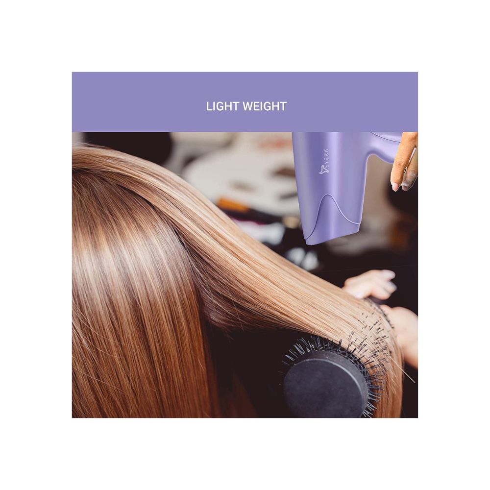Syska HD1600 Trendsetter Hair Dryer – With Heat Balance Technology (Purple)