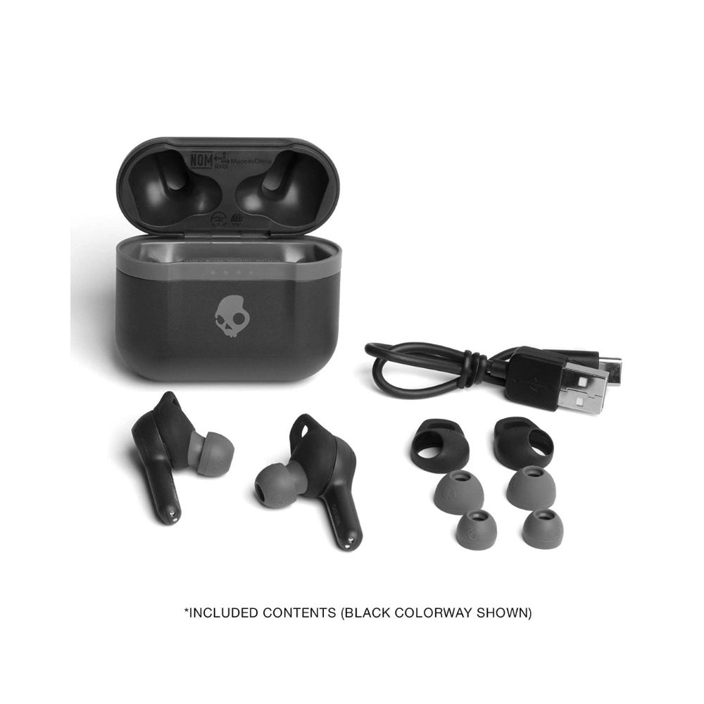 Skullcandy Indy Evo Truly Wireless Bluetooth in Ear Earbuds with Mic (Black)