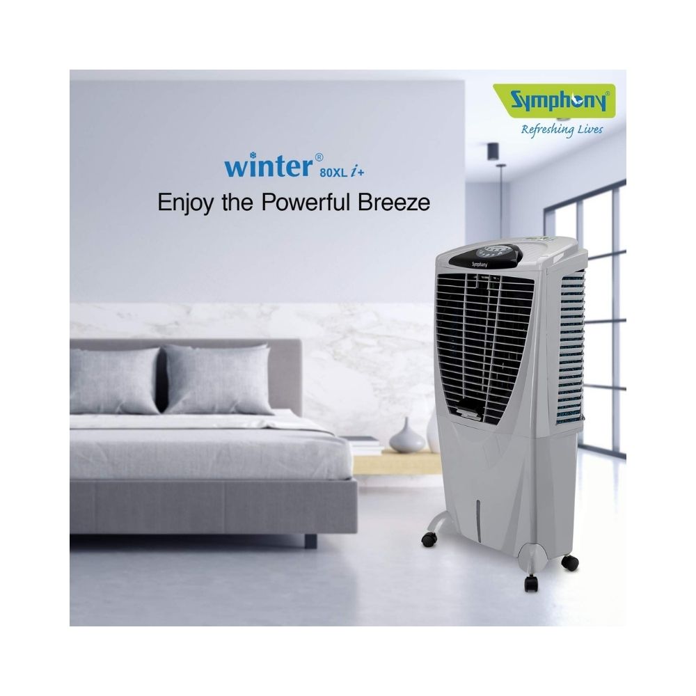 Symphony Winter 80 XL i+ Desert Air Cooler - 80-litres, Grey