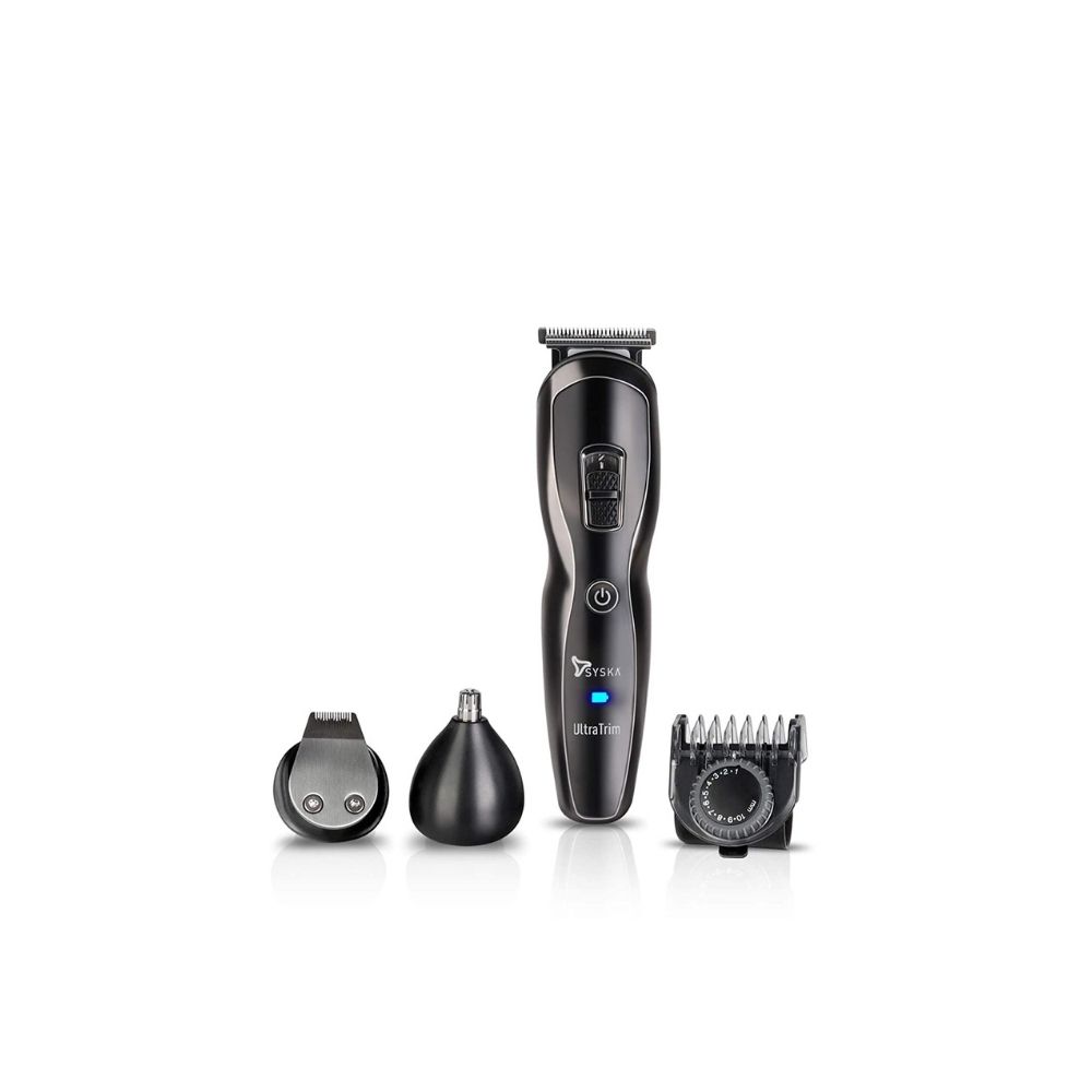 Syska HT3333K Corded & Cordless Stainless Steel Blade Grooming Trimmer