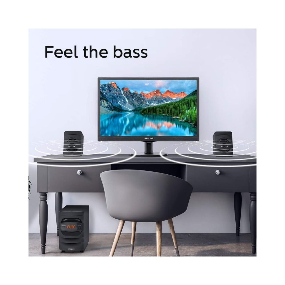 Philips Audio MMS2625B 2.1 CH Bluetooth Multimedia Speakers (Black)