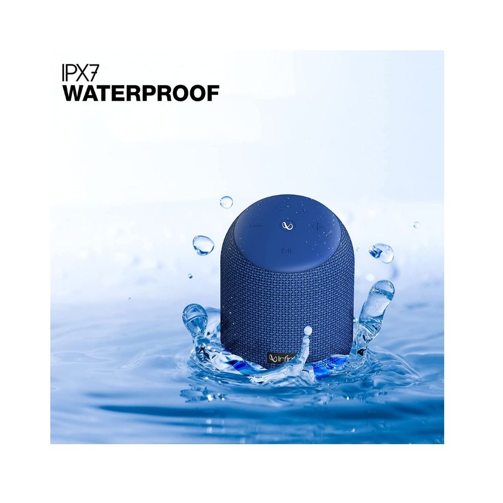 Infinity by Harman CLUBZ 250 Dual EQ Deep Bass 15W Portable Waterproof Wireless Speaker (Blue)