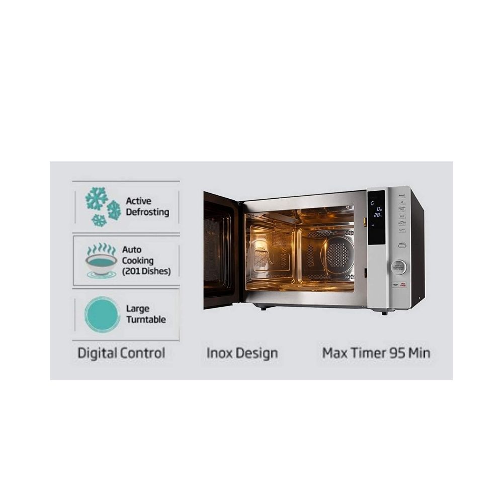 Voltas Beko 28 L Convection Microwave Oven (MC28BD, Inox)