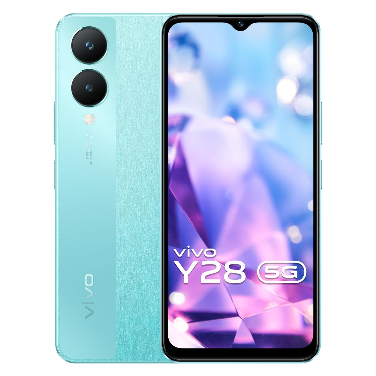 vivo Y28 5G (Glitter Aqua, 128 GB) (8 GB RAM)