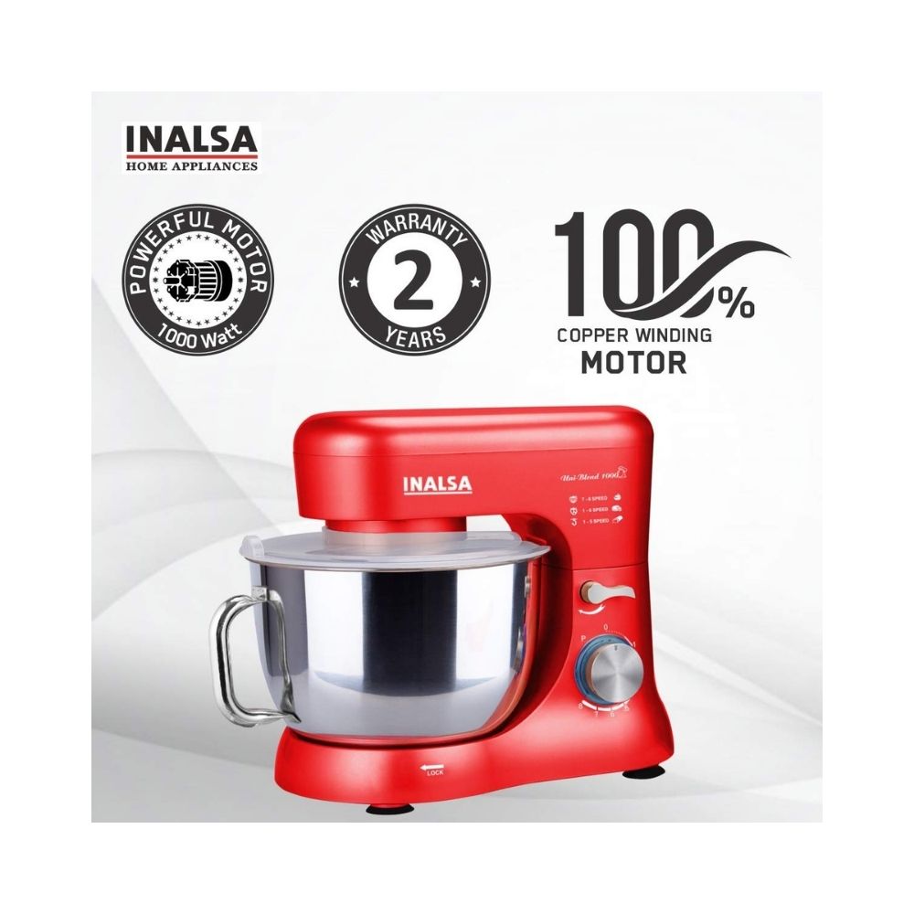 Inalsa Stand Mixer Uni Blend 1000-1000W