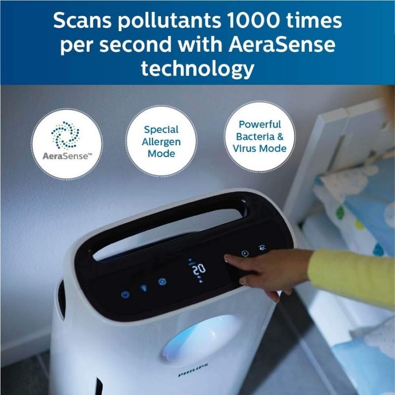 Philips AC3259/20 Portable Room Air Purifier (White)