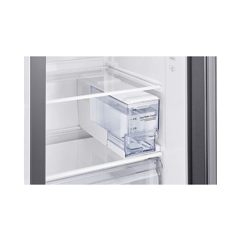 Samsung 676 L Side by Side Refrigerator (RS74R5101SL, Silver)