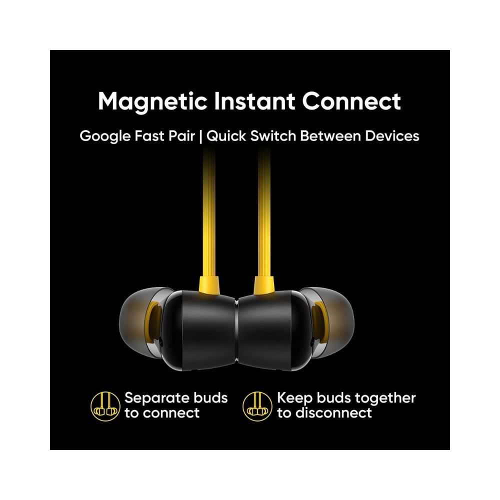 Realme Buds Bluetooth Wireless Pro in Ear Earphones with Mic (Yellow)