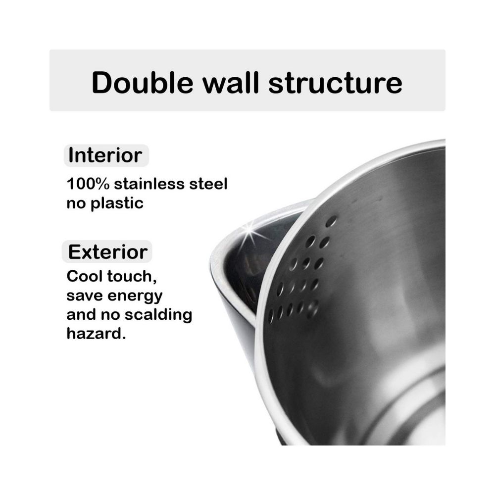INALSA Designer Electric Kettle Double Wall 1.8L