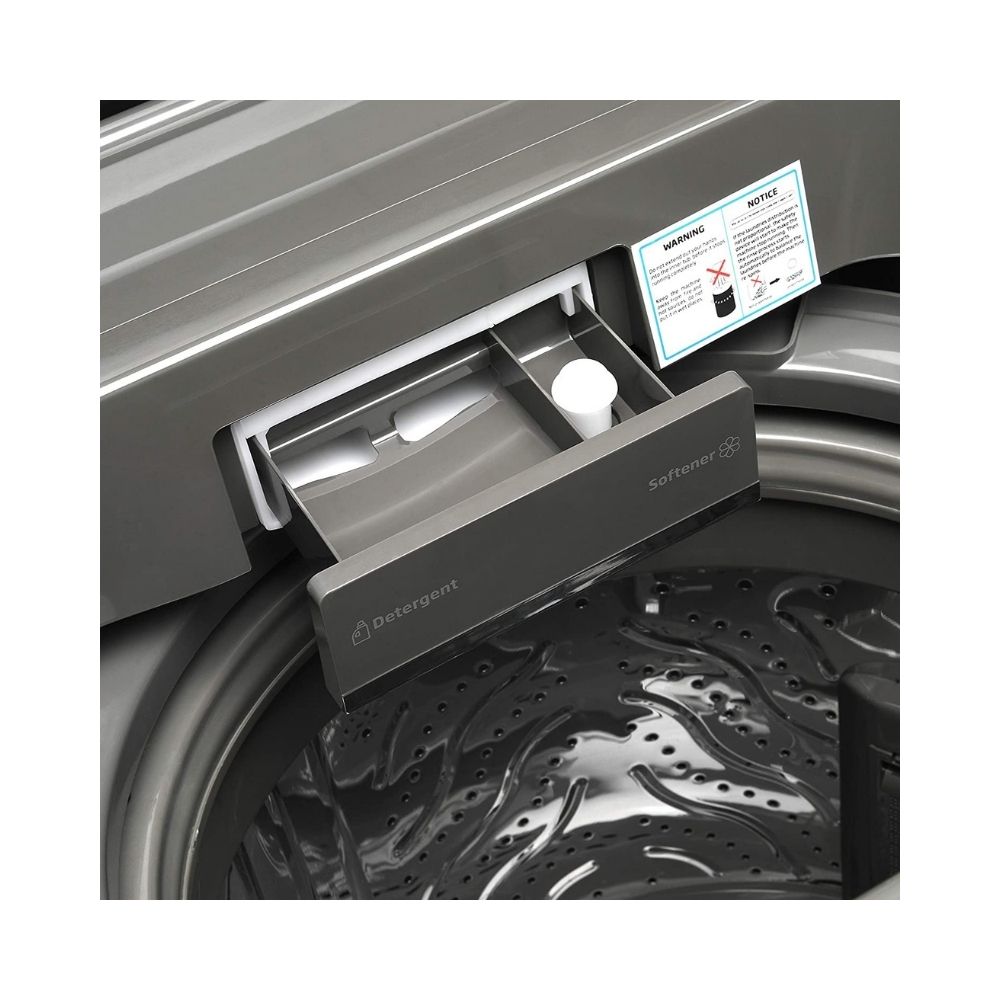 Voltas Beko 6.5 kg Fully Automatic Top Load Grey  (WTL65UPGB)