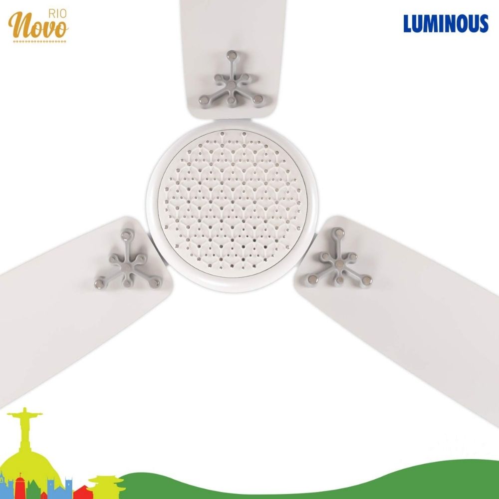 Luminous Rio Novo 1200mm Ceiling Fan (Chirsto White)