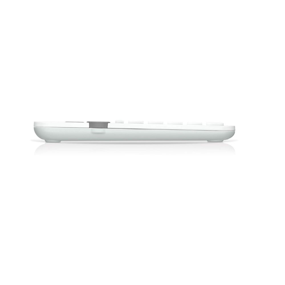 Logitech K480 Wireless Multi-Device Keyboard for Windows, Apple iOS android or Chrome, Tablet- White