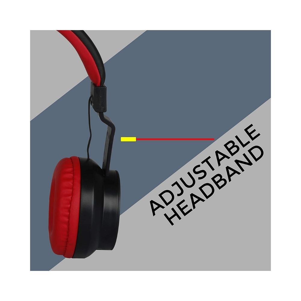 Zebronics Zeb-Bang Bluetooth Headset (Red)