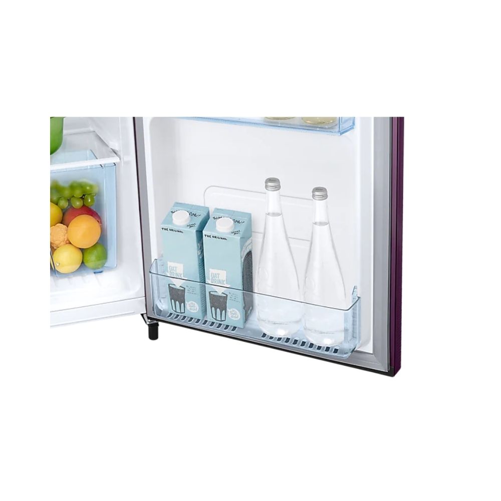 Samsung 230 L Direct Cool Single Door 3 Star Refrigerator (Camellia Purple, RR24A272YCR/NL)