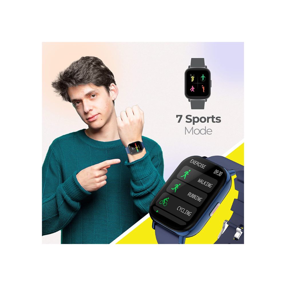 Zebronics ZEB-FIT7220CH Bluetooth Smart Watch,4.4cm (1.75