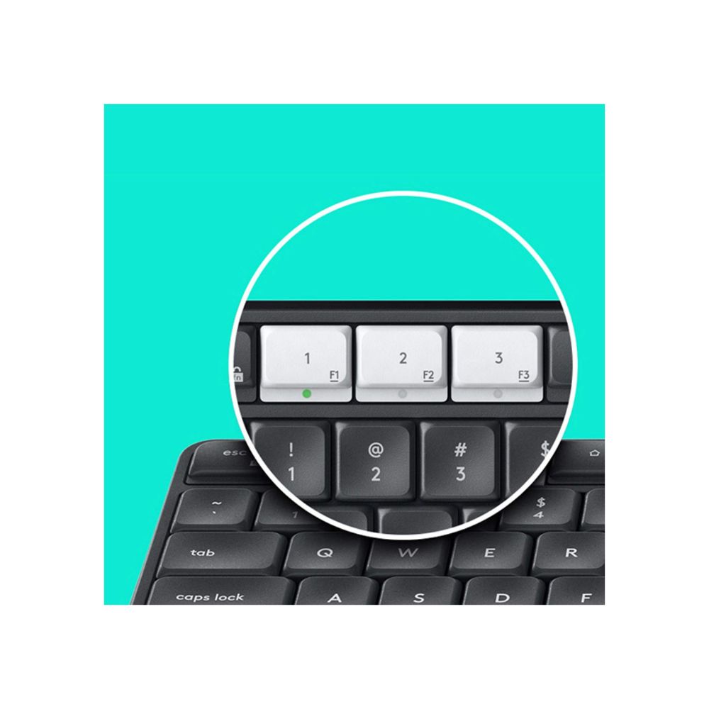 Logitech K375s Multi-Device Wireless Keyboard and Stand for Windows(920-008250)
