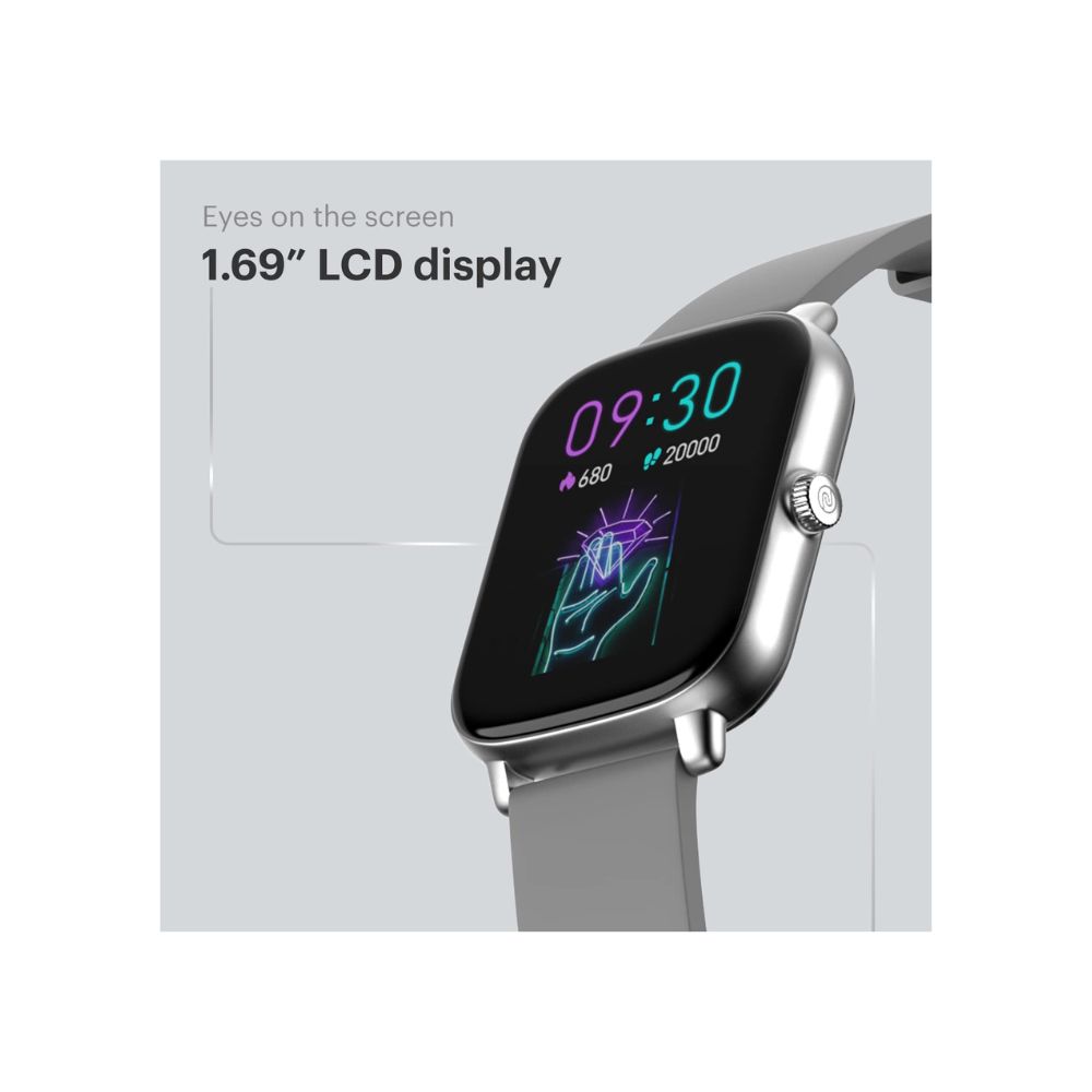 Noise ColorFit Icon Buzz Bluetooth Calling Smart Watch (Grey)