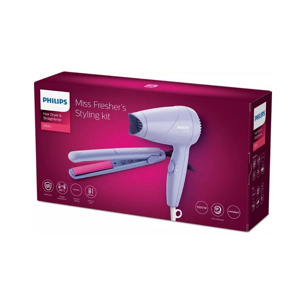 Philips HP8643/56 Personal Care Appliance Combo (Hair Dryer, Hair Straightener)