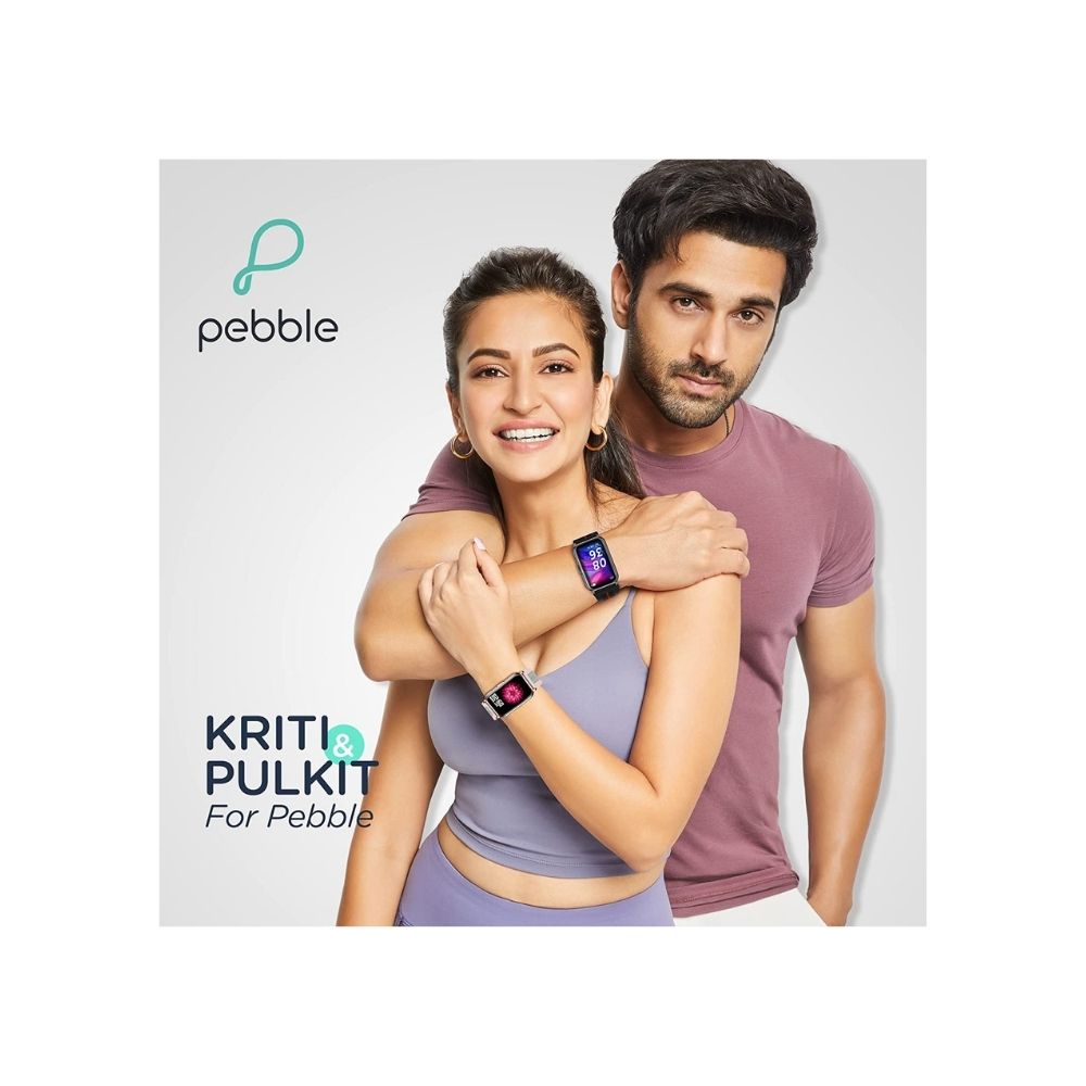 Pebble Aspire Limited Edition Smartwatch for Men Women, 1.57(Black)