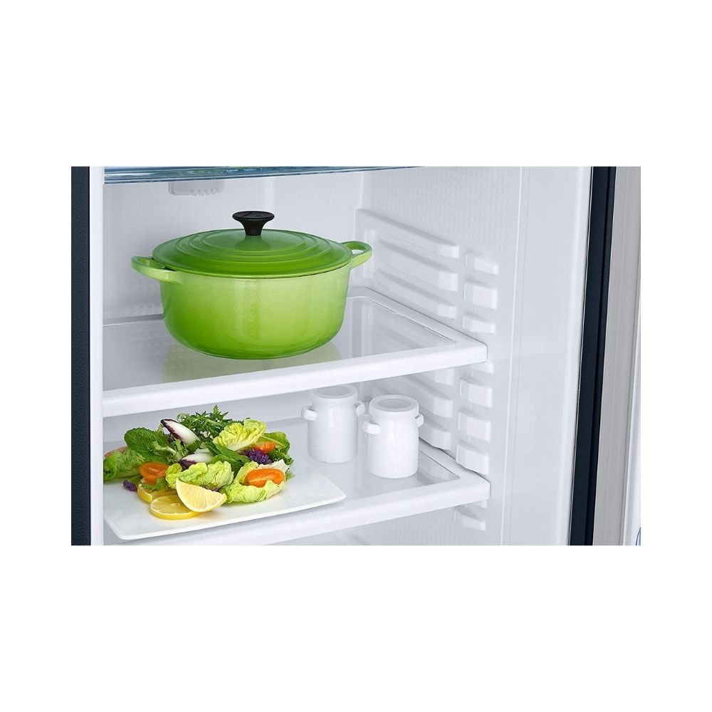Samsung 192 L 2 Star Direct Cool Single Door Refrigerator (RR20A281BU8/NL, SAFFRON BLUE, Base stand drawer)