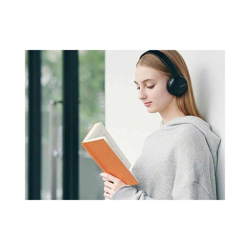 Sony WH-CH510 Bluetooth Wireless On Ear Headphones with Mic (Black)