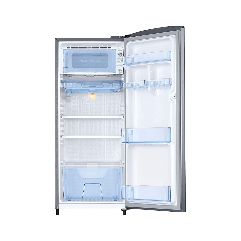 Samsung 192 L 3 Star Inverter Direct-Cool Single Door Refrigerator (RR20T2Y2YS8/NL, Elegant Inox(Light Doi Metal)