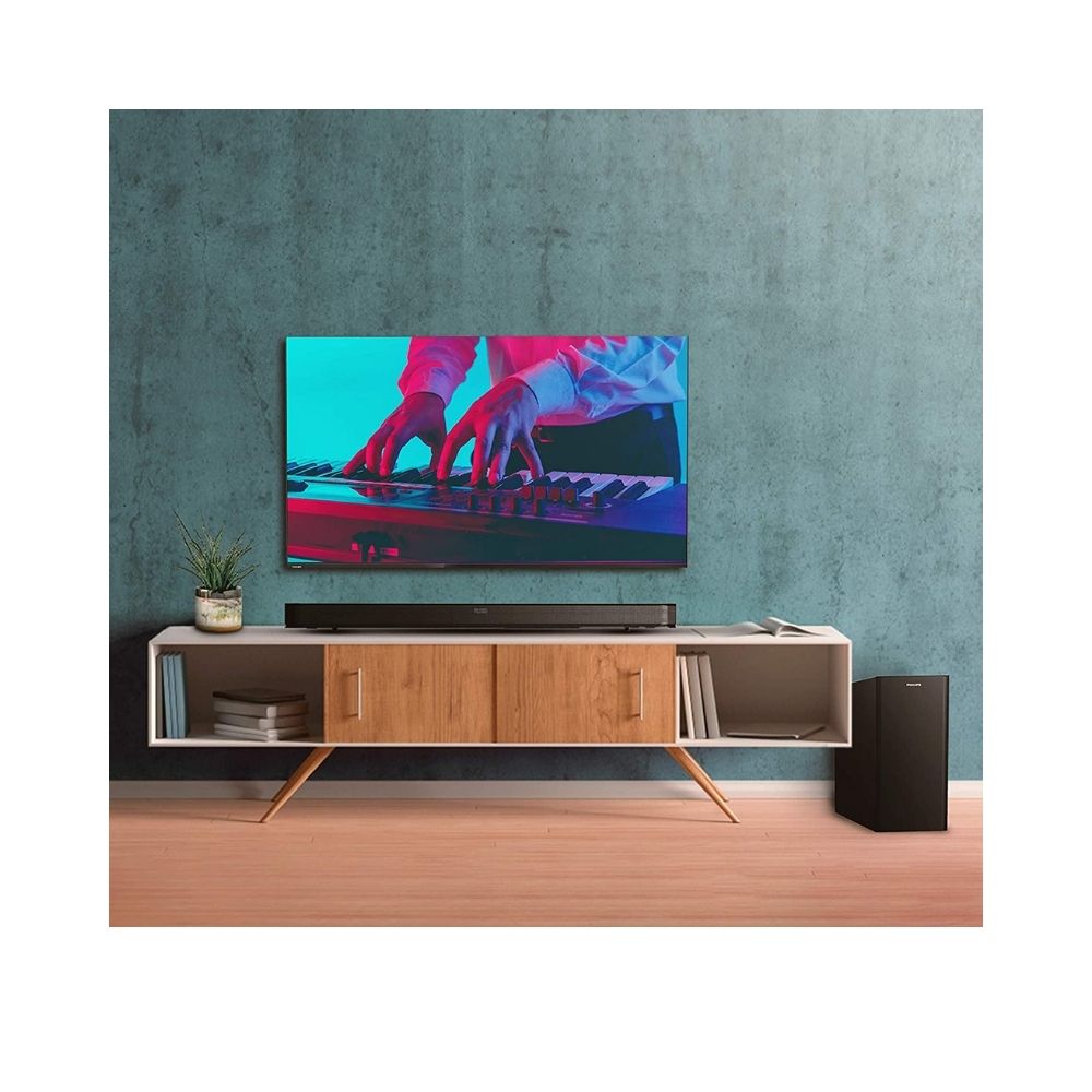 Philips HTL8162/94 with HDMI Arc 160 W Bluetooth Soundbar (Black, 2.1 Channel)
